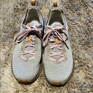 Brooks Women's Athletic Shoes in Tan and Pink